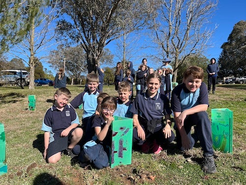 Yass Area Network of Landcare Groups - Bowning Bookham Landcare: Celebrating National Tree Day at Bowning Public School - A Community Effort to Bring Birds Back